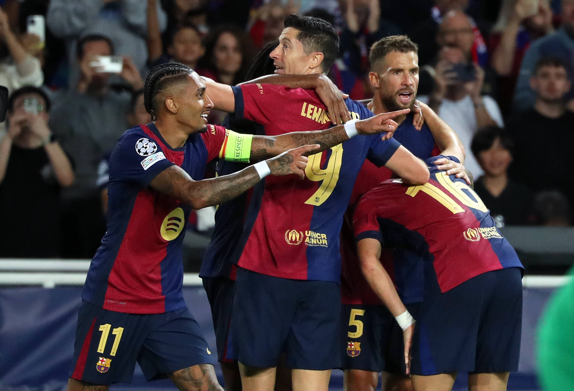 Raphinha, &icirc;n careul de ași! Cine sunt ceilalți brazilieni cu hat-trick &icirc;n Champions League pentru FC Barcelona